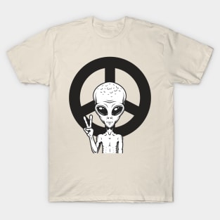 Peaceful Alien T-Shirt